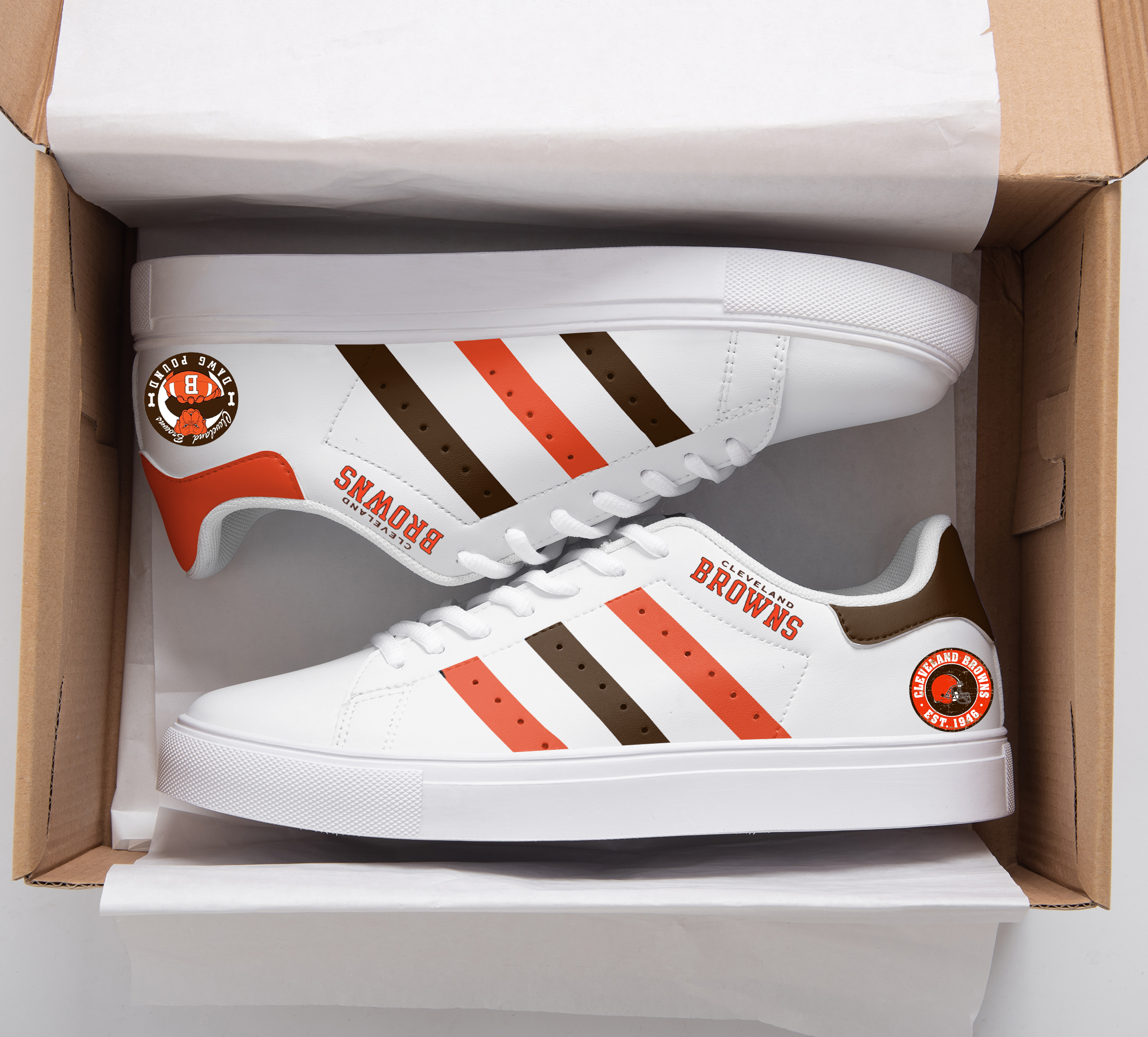 Cleveland Browns 1 Stan Smith Shoes 1 Cleveland Browns 1 Stan Smith Shoes