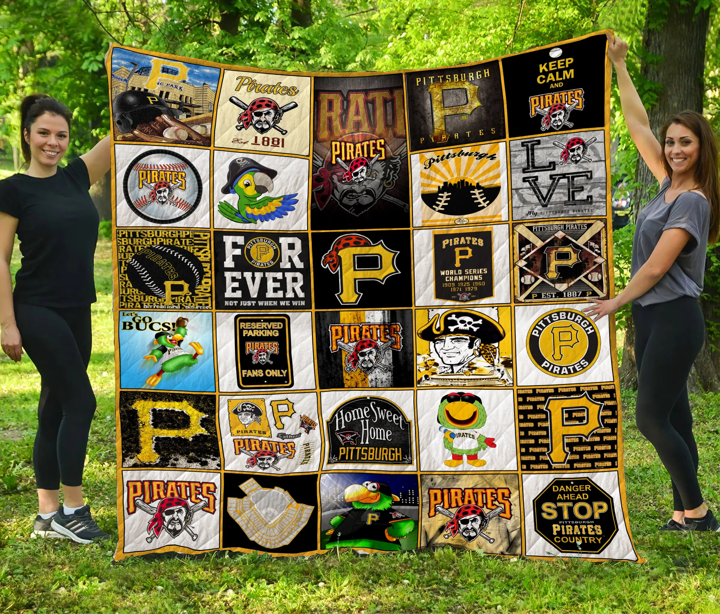 Pittsburgh Pirates 2 Blanket 1 Pittsburgh Pirates 2 Blanket