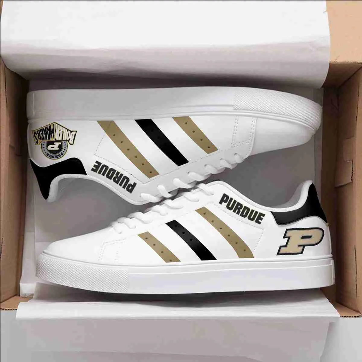 Purdue Boilermakers 3 Stan Smith Shoes 1 Purdue Boilermakers 3 Stan Smith Shoes