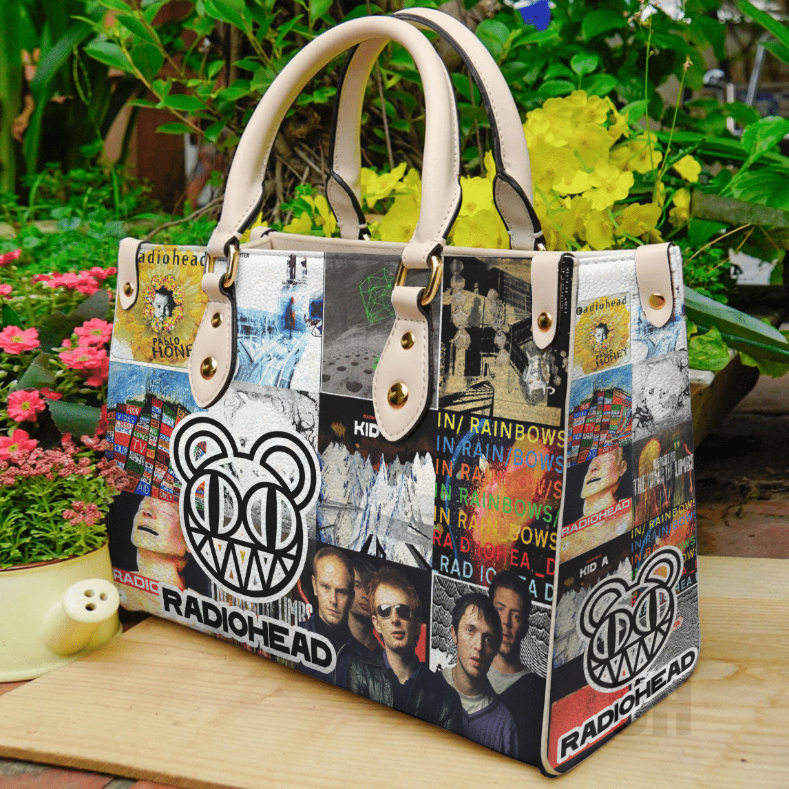 Radiohead Lover Hand Leather Handbag 1 Radiohead Lover Hand Leather Handbag