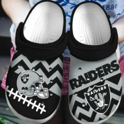 Las Vegas Raiders Soft Clogs