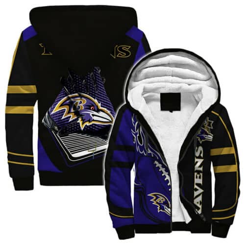 Baltimore Ravens Lover Fleece Jacket 1 Baltimore Ravens Lover Fleece Jacket