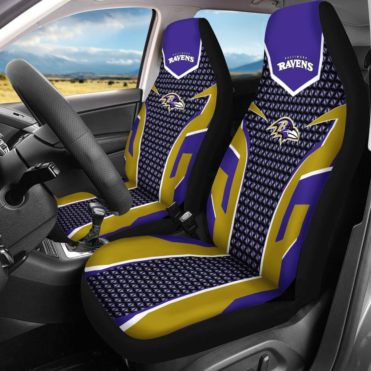 Baltimore Ravens Lover Seat Covers 1 Baltimore Ravens Lover Seat Covers