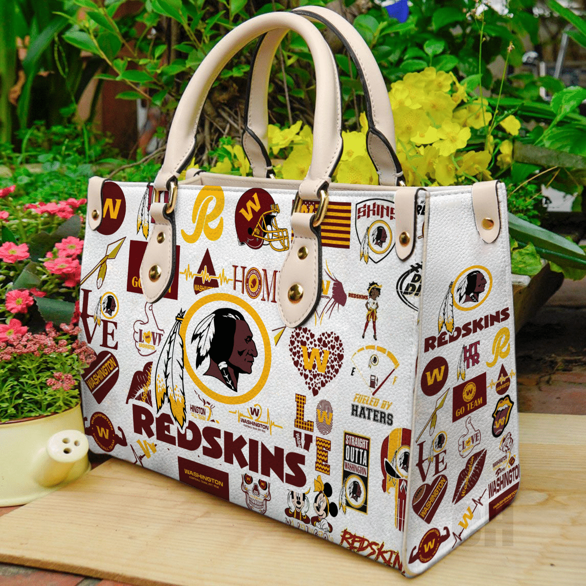 Washington Redskins Lover Leather Handbag 1 Washington Redskins Lover Leather Handbag