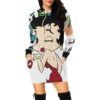 Betty Boop Dress Hoodie Zip Hoodie 3D
