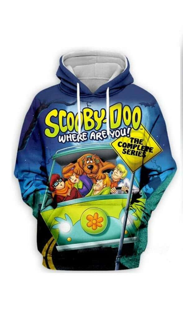 Scooby-doo Hoodie Zip Hoodie 3D 1 Scooby-doo Hoodie Zip Hoodie 3D