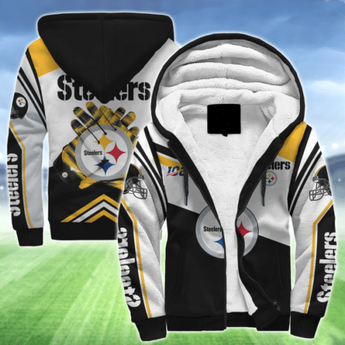 Pittsburgh Steelers A01 Fleece Jacket 1 Pittsburgh Steelers A01 Fleece Jacket