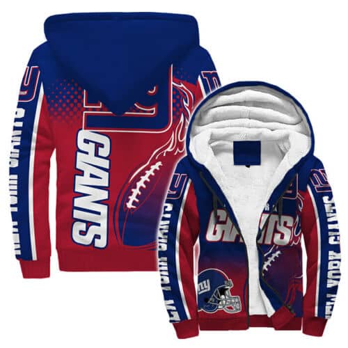 New York Giants A001 Fleece Jacket 1 New York Giants A001 Fleece Jacket