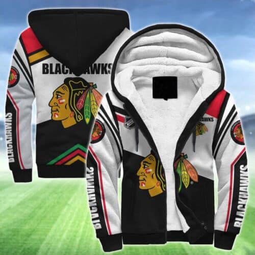 Chicago Blackhawks Fleece Jacket 1 Chicago Blackhawks Fleece Jacket