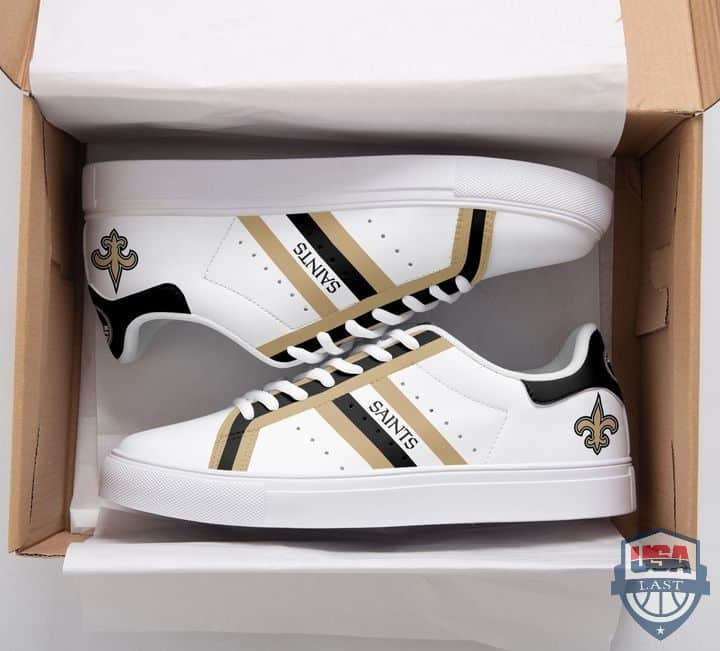 New Orleans Saints Stan Smith Shoes 1 New Orleans Saints Stan Smith Shoes