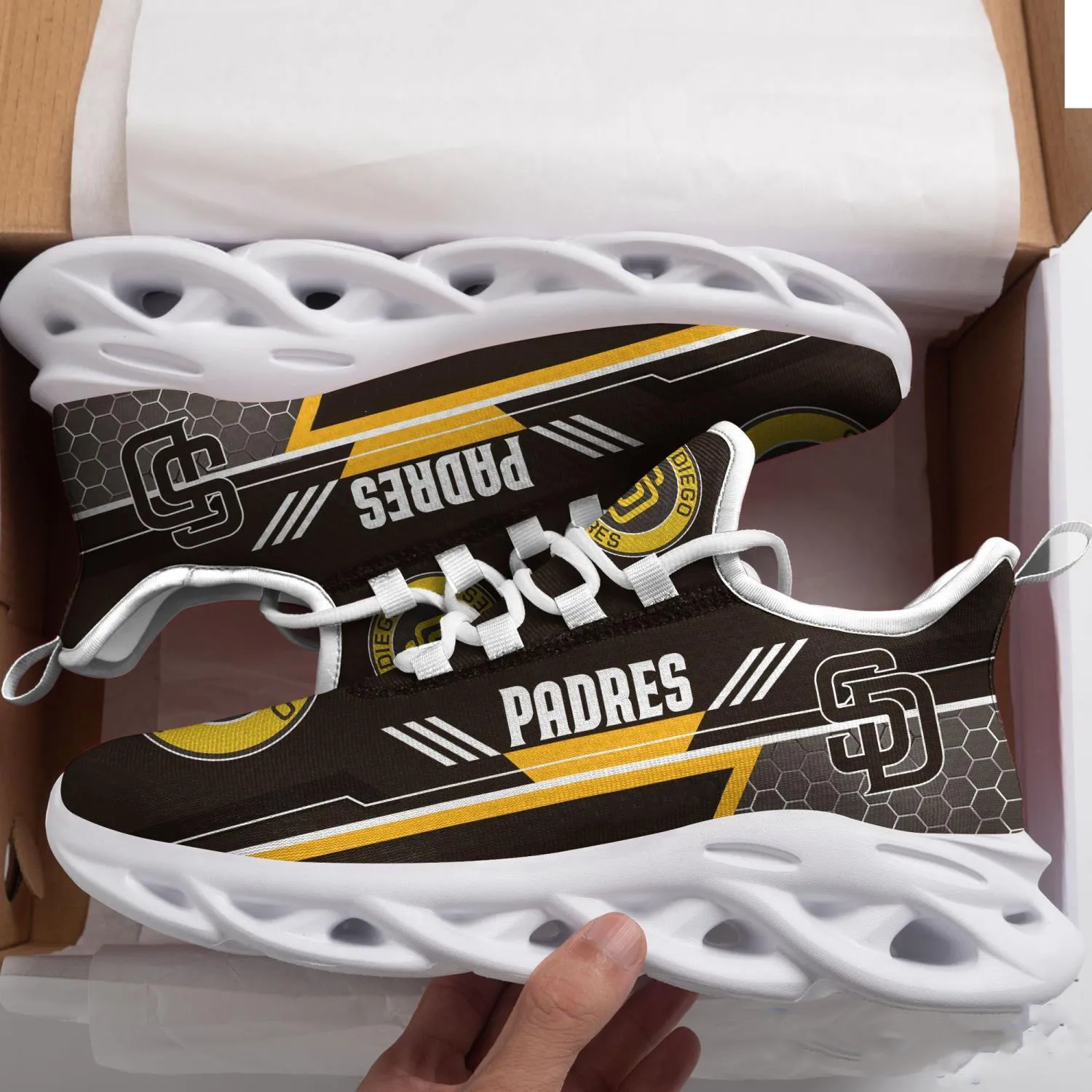 San Diego Padres 2 Max Soul Shoes 1 San Diego Padres 2 Max Soul Shoes