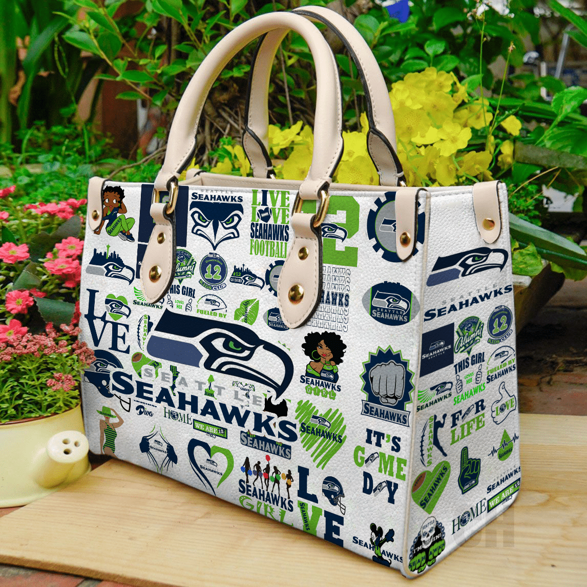 Seattle Seahawks Lover Leather Handbag 1 Seattle Seahawks Lover Leather Handbag