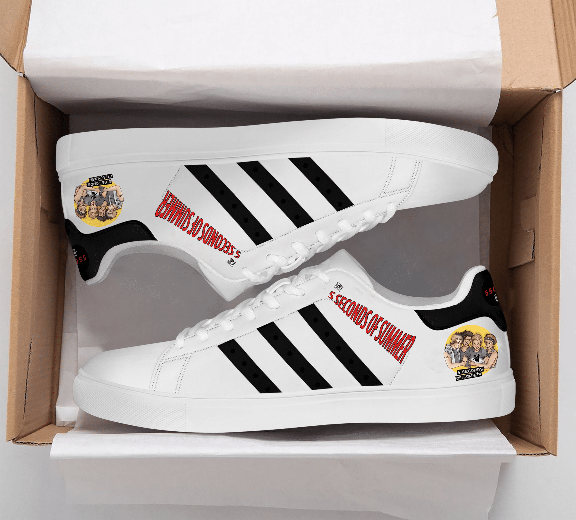 5 Seconds Of Summer Stan Smith Shoes 1 5 Seconds Of Summer Stan Smith Shoes