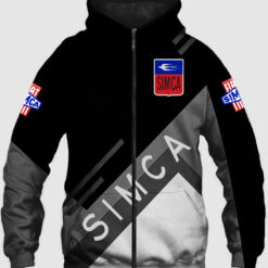 Simca Car Zip 1 Hoodie