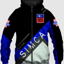 Simca Car Zip 2 Hoodie