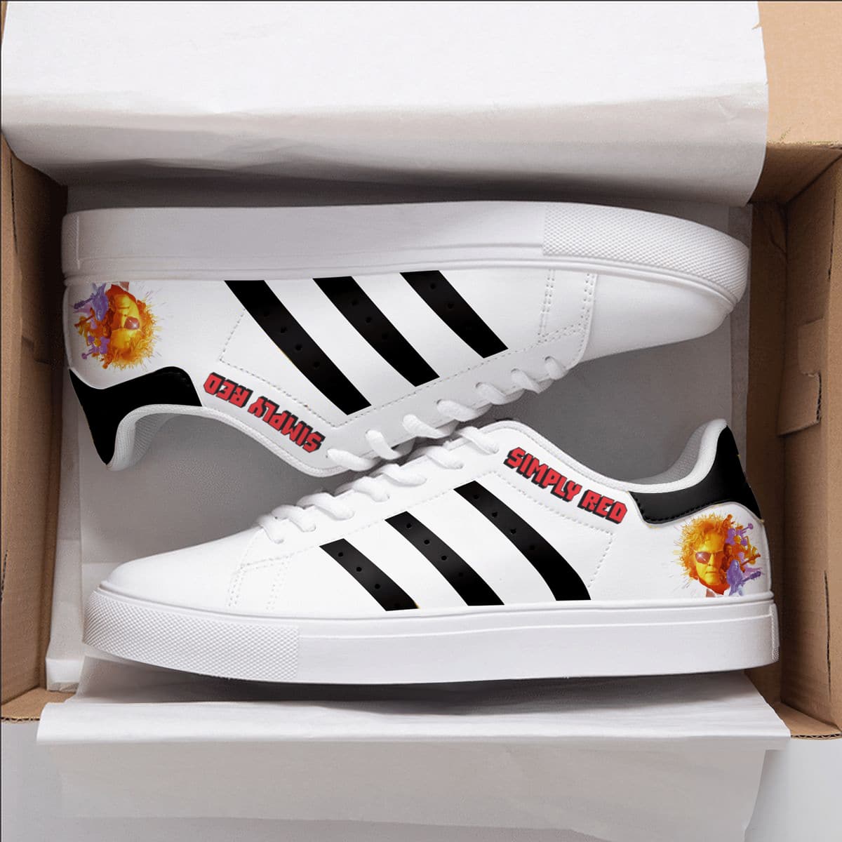 Simply Red Stan Smith Shoes 1 Simply Red Stan Smith Shoes
