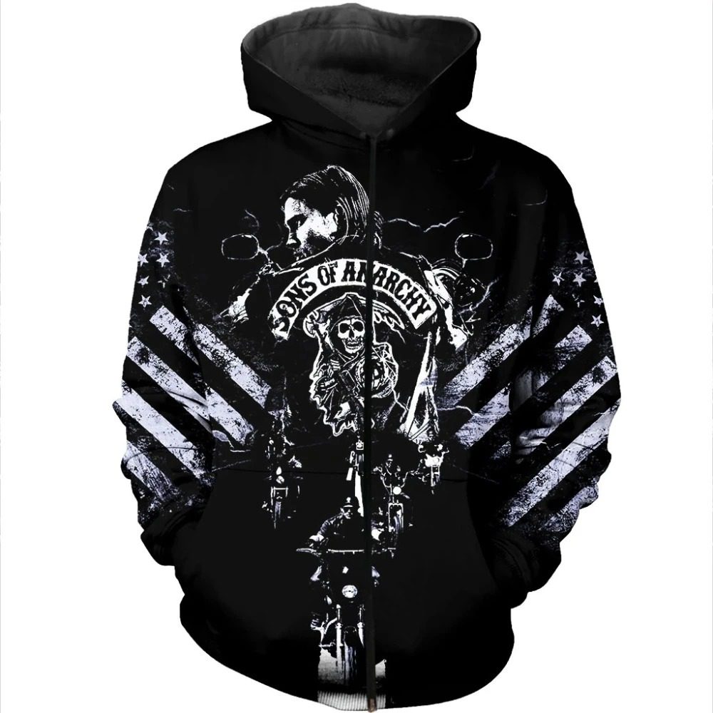 Sons Of Anarchy 3 Fleece Jacket 1 Sons Of Anarchy 3 Fleece Jacket