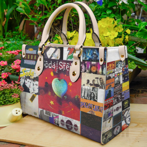 Soda Stereo 2 Leather Handbag 1 Soda Stereo 2 Leather Handbag