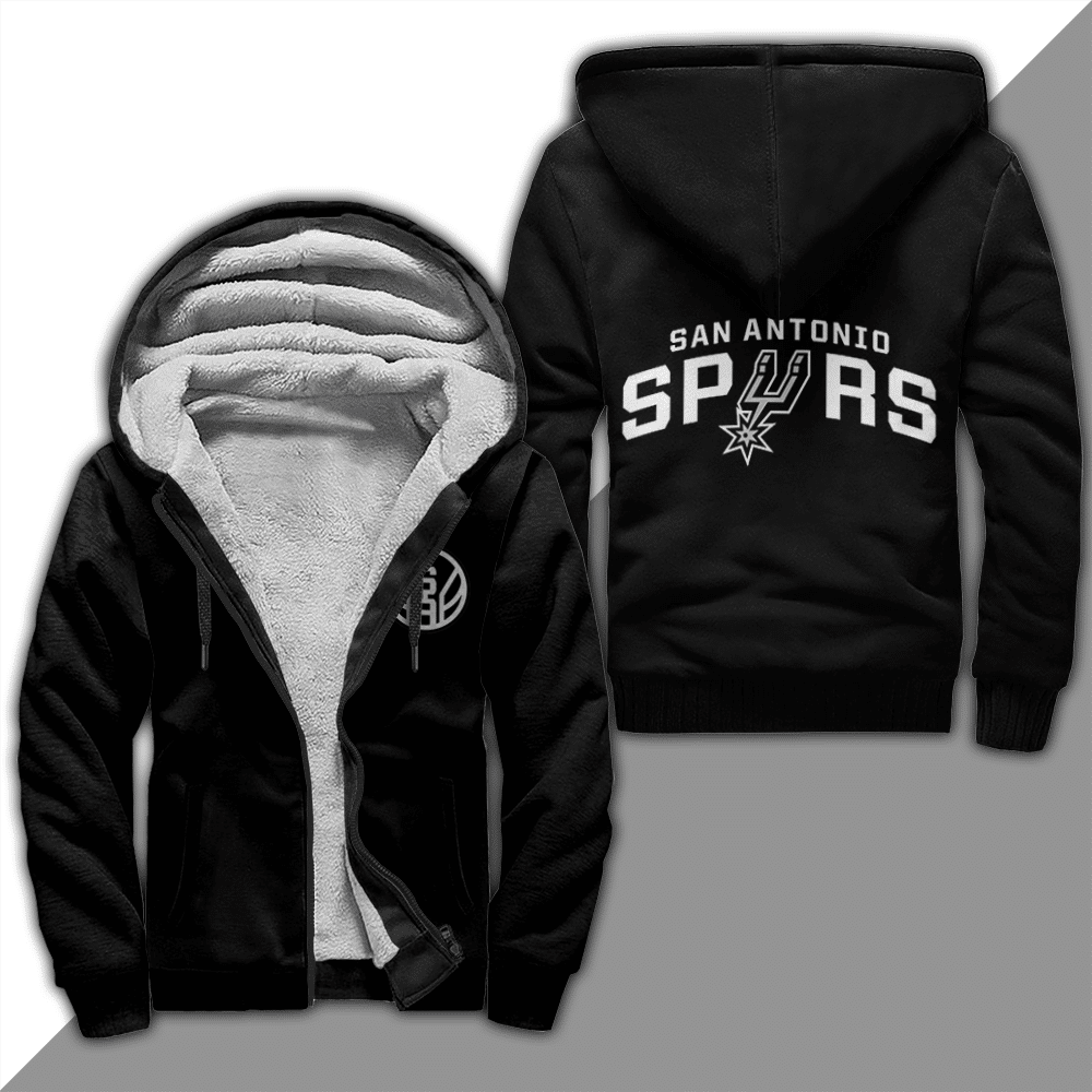San Antonio Spurs A01 Fleece Jacket 1 San Antonio Spurs A01 Fleece Jacket