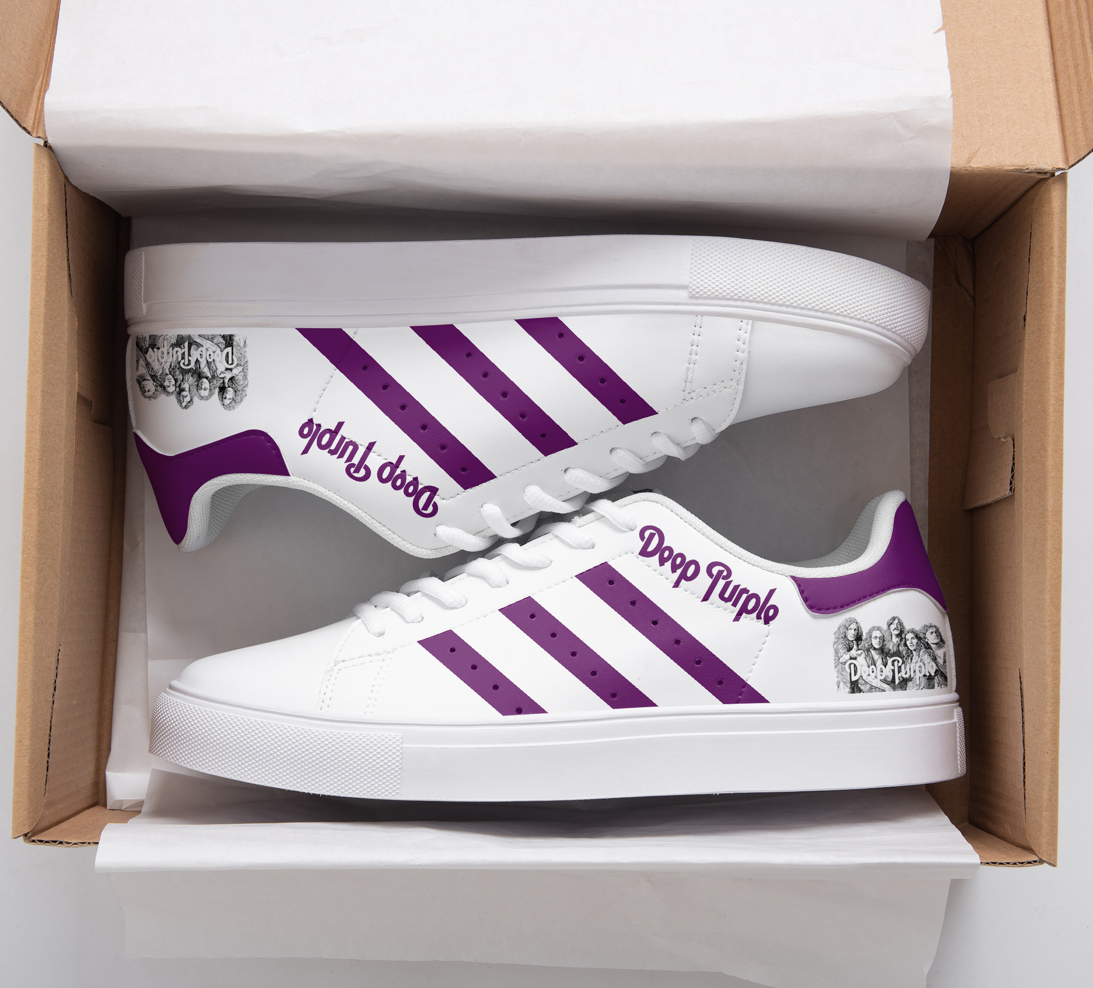 Deep Purple Stan Smith Shoes 1 Deep Purple Stan Smith Shoes