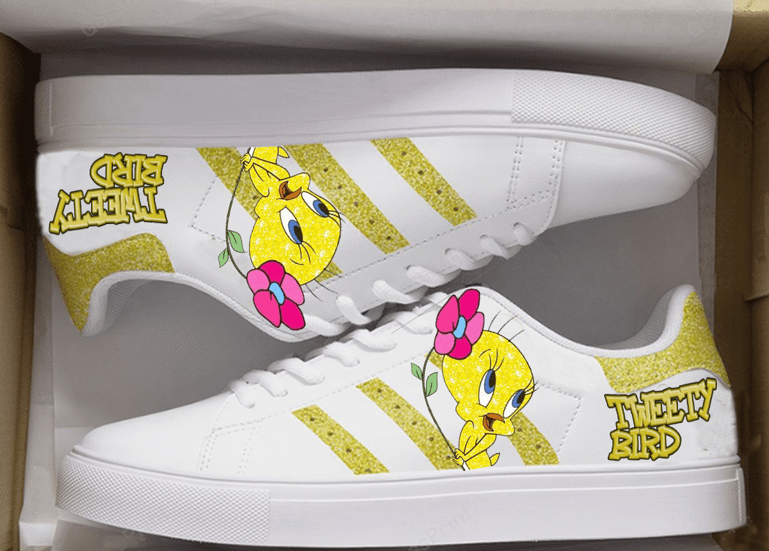 Tweety Bird Cute Stan Smith Shoes 1 Tweety Bird Cute Stan Smith Shoes
