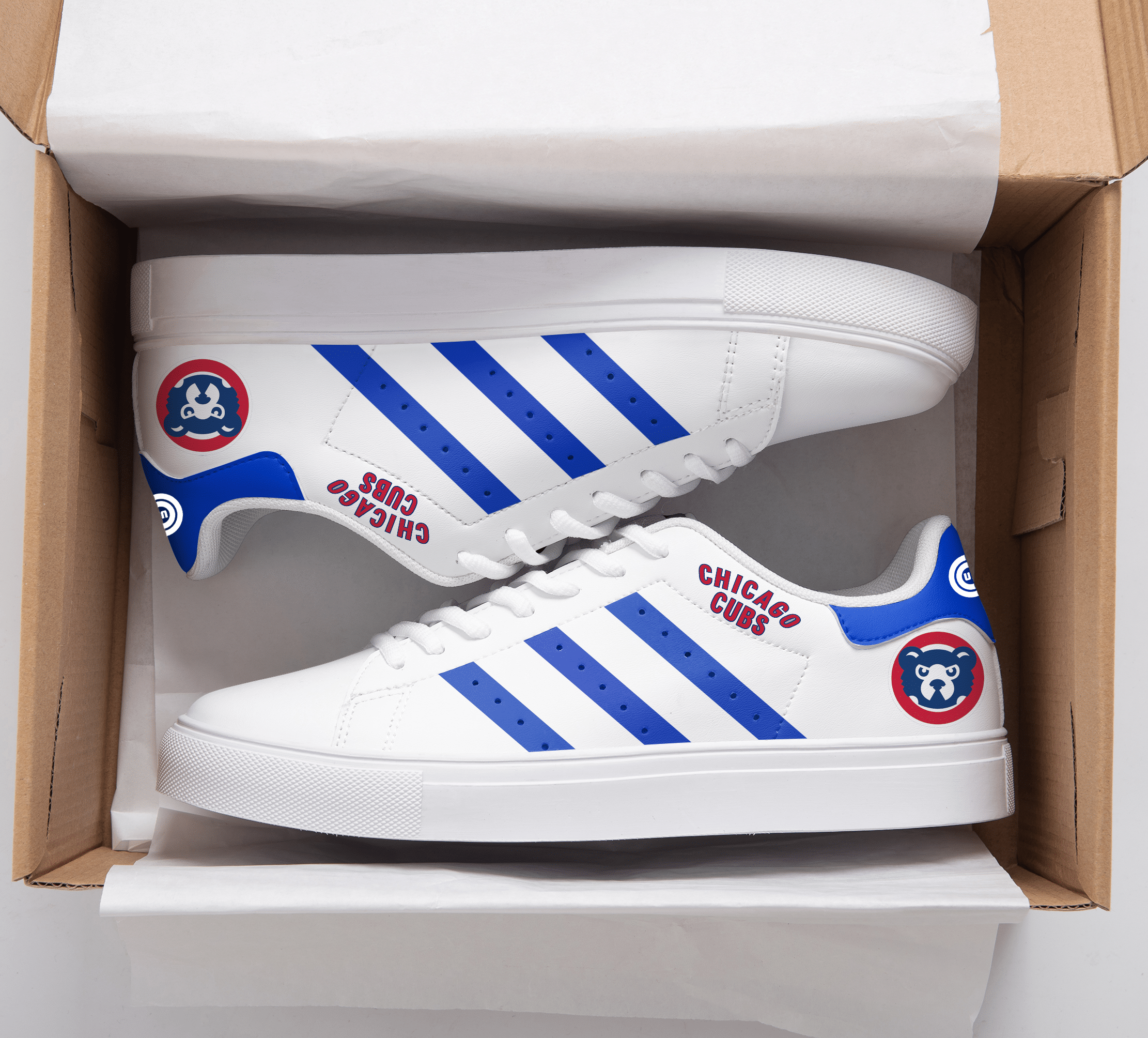 Chicago Cubs Stan Smith Shoes 1 Chicago Cubs Stan Smith Shoes