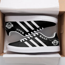W.a.s.p. Black Stan Smith Shoes