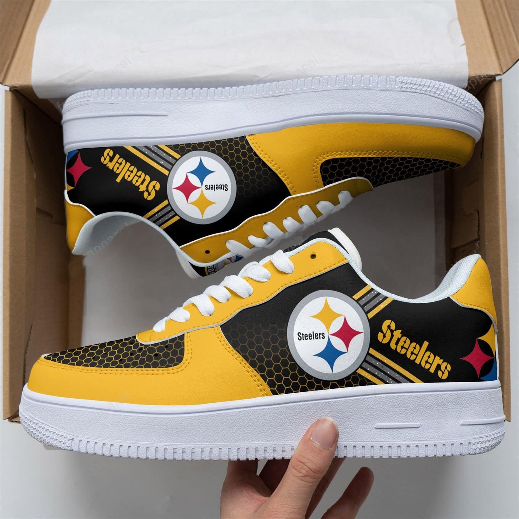 Pittsburgh Steelers Air Force Shoes 1 Pittsburgh Steelers Air Force Shoes