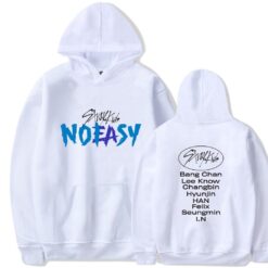 Stray Kids White Zip Hoodie