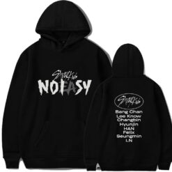 Stray Kids Black Zip Hoodie