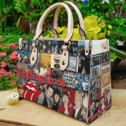 The Rolling Stones Band Leather Handbag