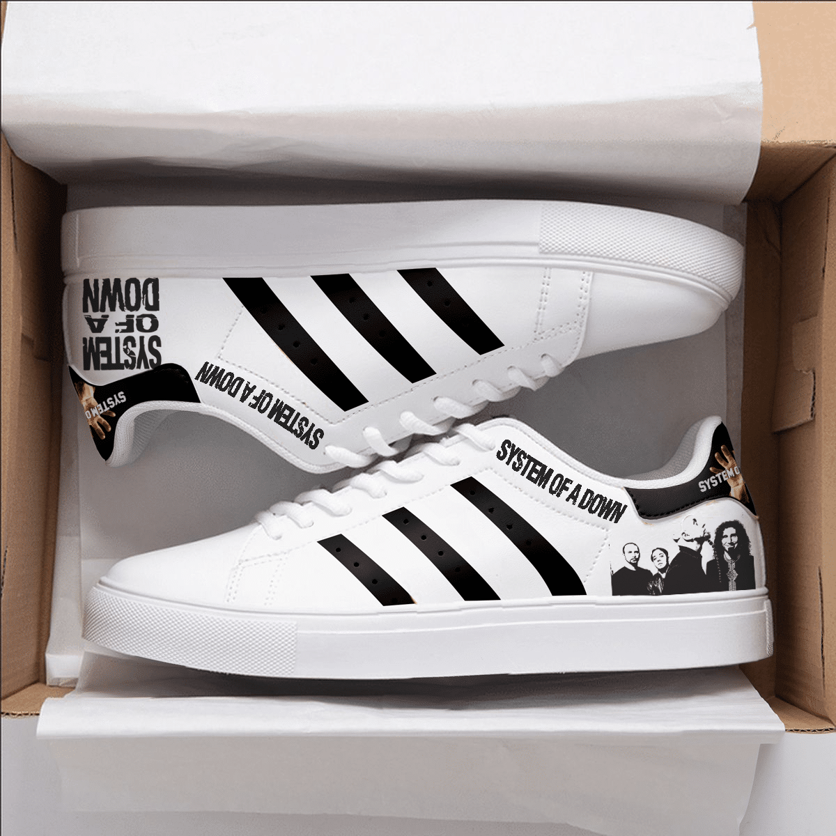 System Of A Down Stan Smith Shoes 1 System Of A Down Stan Smith Shoes