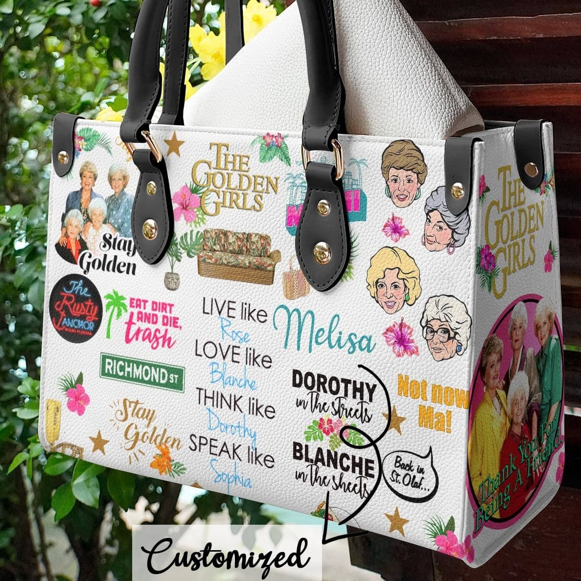 The Golden Girls A1 Hand Leather Handbag 1 The Golden Girls A1 Hand Leather Handbag