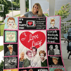 I Love Lucy 2 Blanket