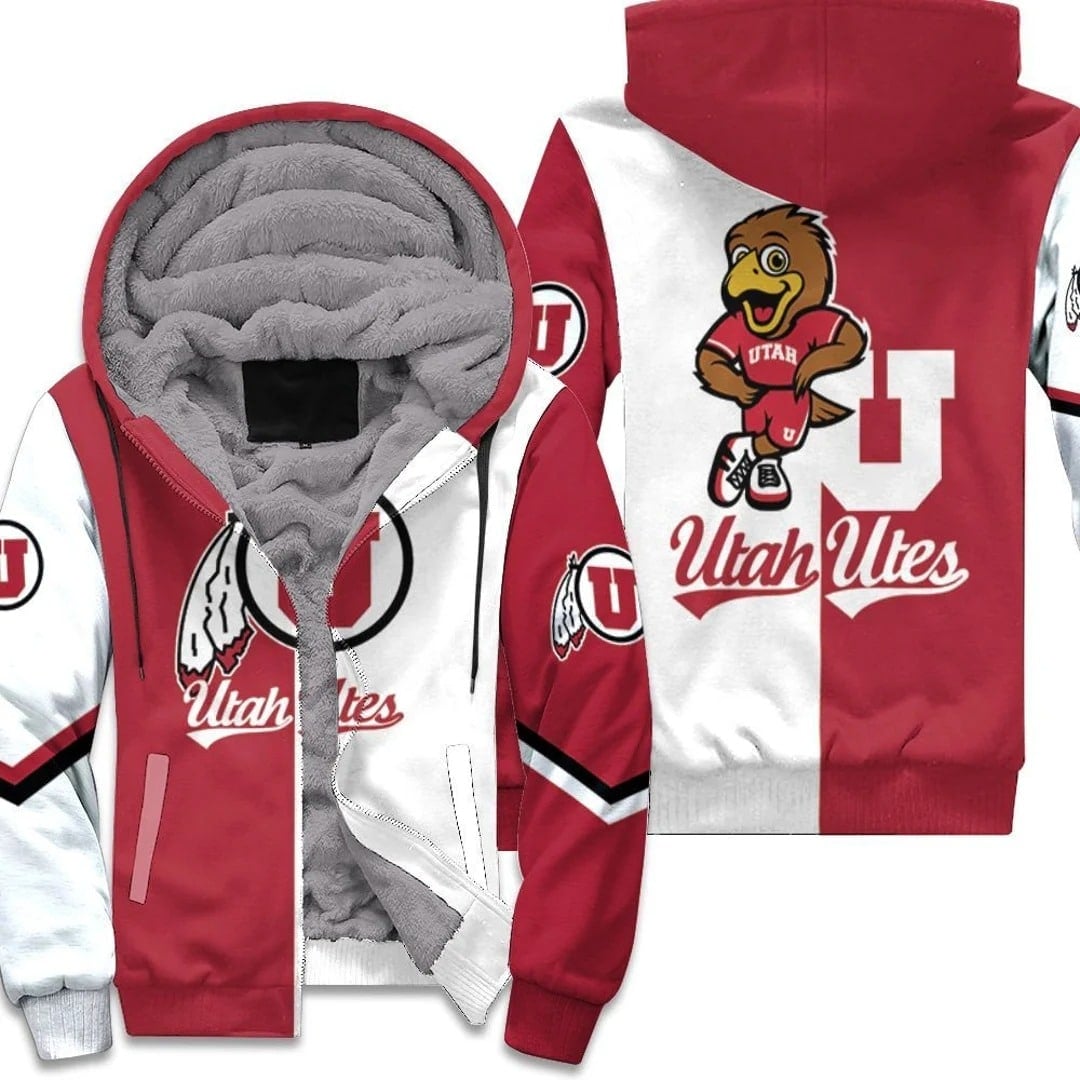 Utah Utes Fleece Jacket 1 Utah Utes Fleece Jacket