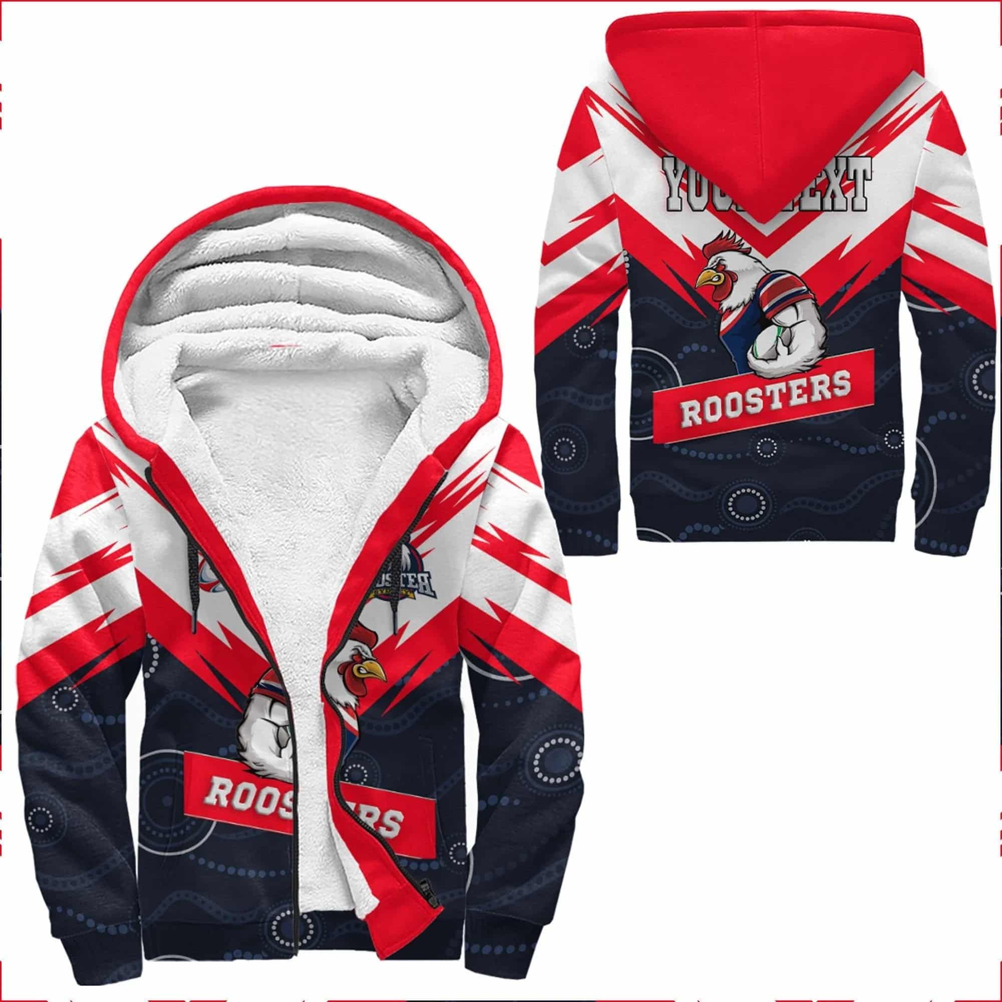 Sydney Roosters Fleece Jacket 1 Sydney Roosters Fleece Jacket