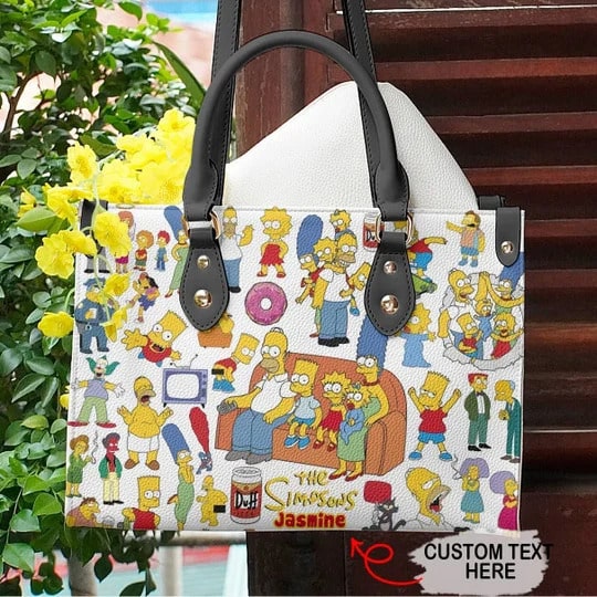 The Simpsons 1 Leather Handbag 1 The Simpsons 1 Leather Handbag