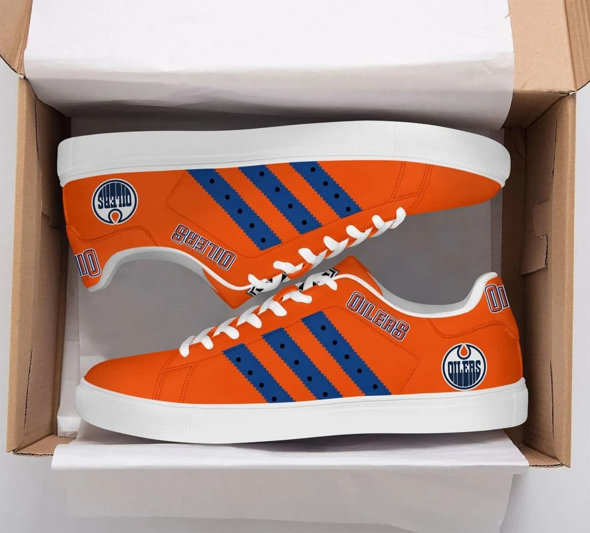 Edmonton Oilers 3g Stan Smith Shoes 1 Edmonton Oilers 3g Stan Smith Shoes