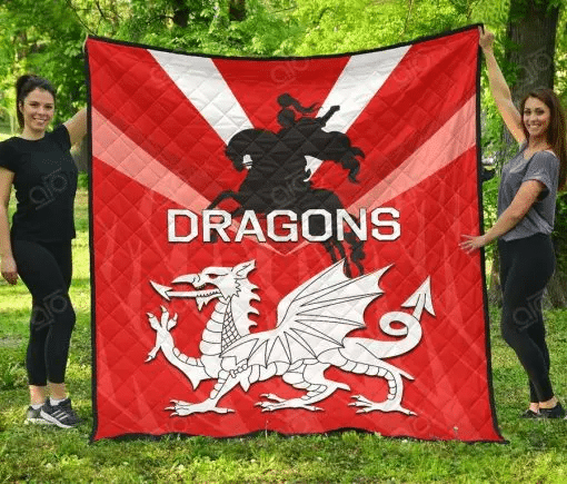 St. George Illawarra Dragons 2 Blanket 1 St. George Illawarra Dragons 2 Blanket