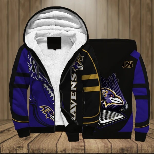 Baltimore Ravens I1 Fleece Jacket 1 Baltimore Ravens I1 Fleece Jacket