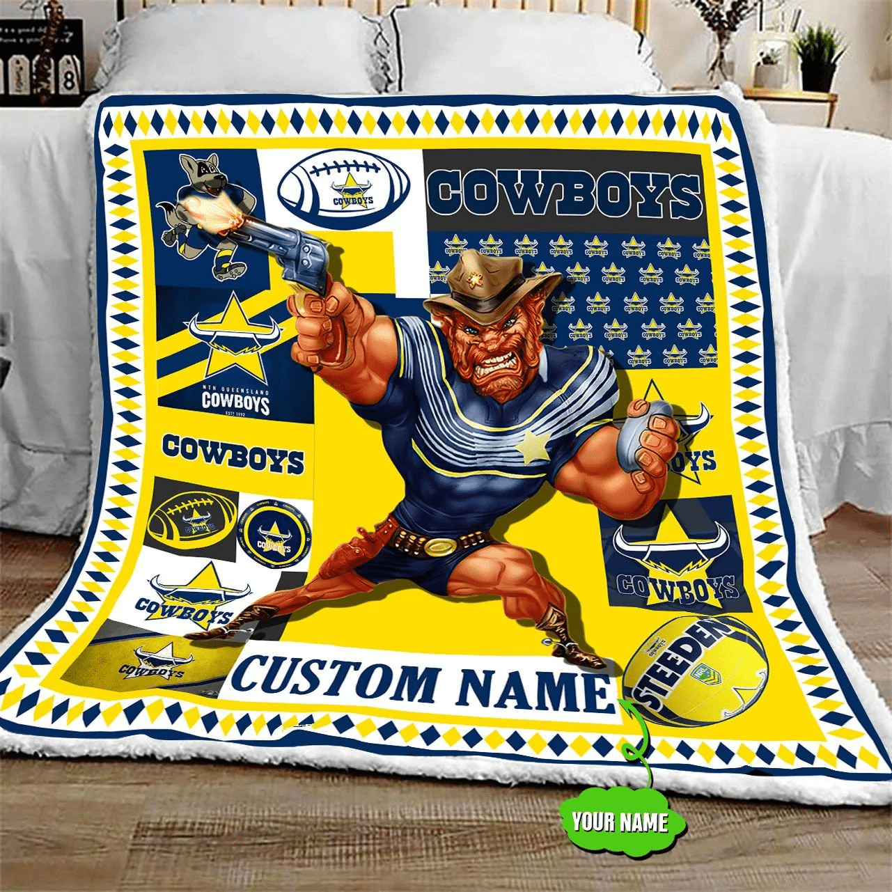 North Queensland Cowboys Blanket 1 North Queensland Cowboys Blanket