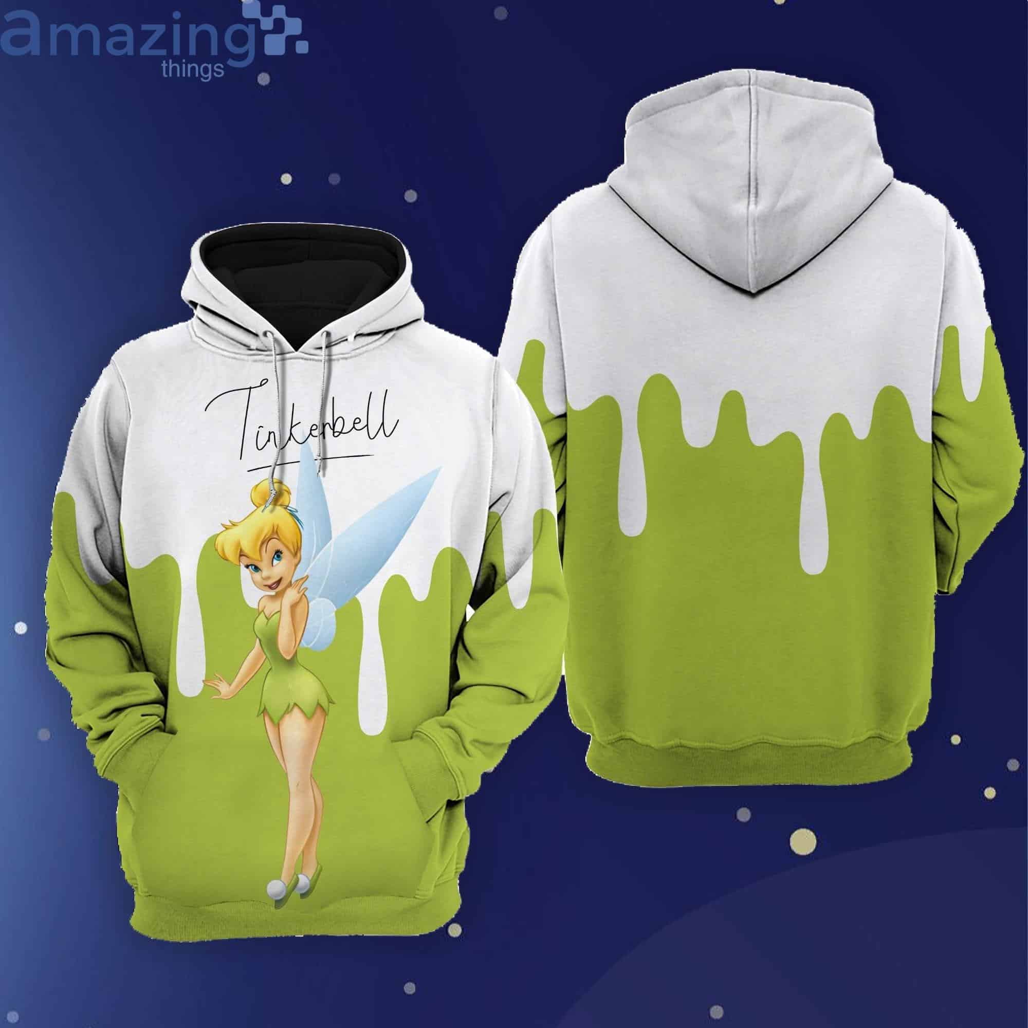 Tinker Bell 1 Hoodie Zip Hoodie 3D 1 Tinker Bell 1 Hoodie Zip Hoodie 3D
