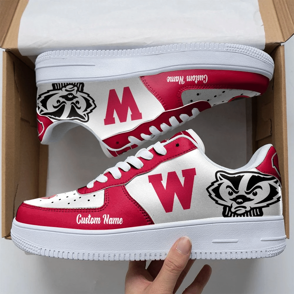 Wisconsin Badgers Air Force Shoes 1 Wisconsin Badgers Air Force Shoes