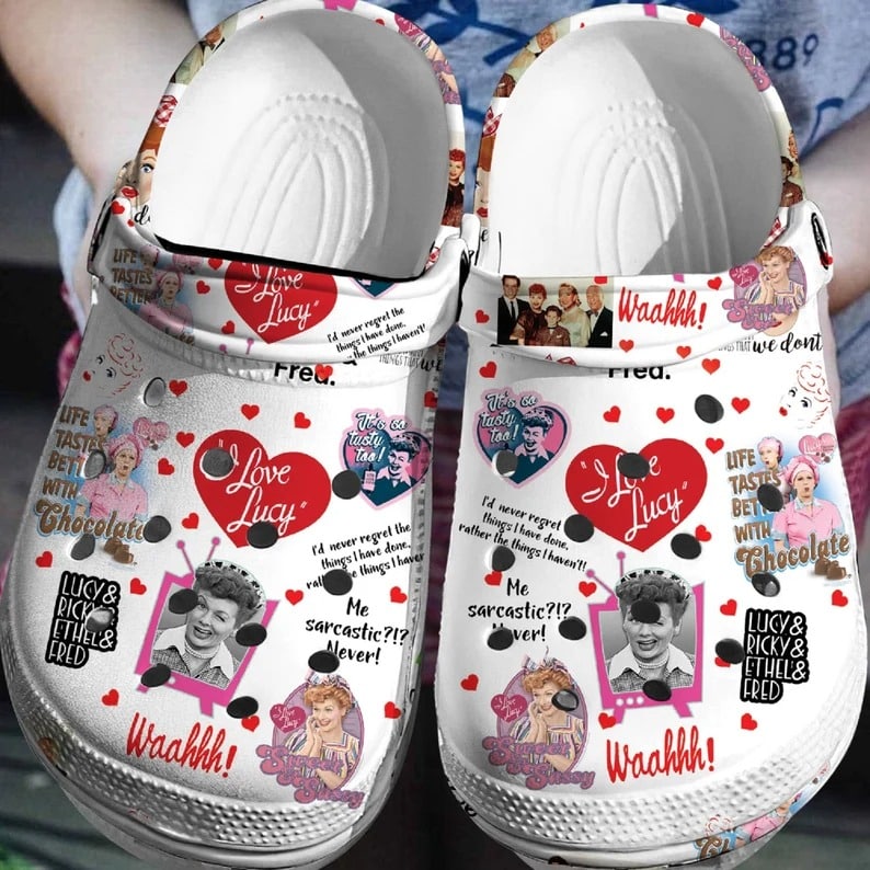 I Love Lucy 2 Soft Clogs 1 I Love Lucy 2 Soft Clogs