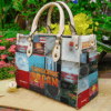 Tangerine Dreamers Leather Handbag