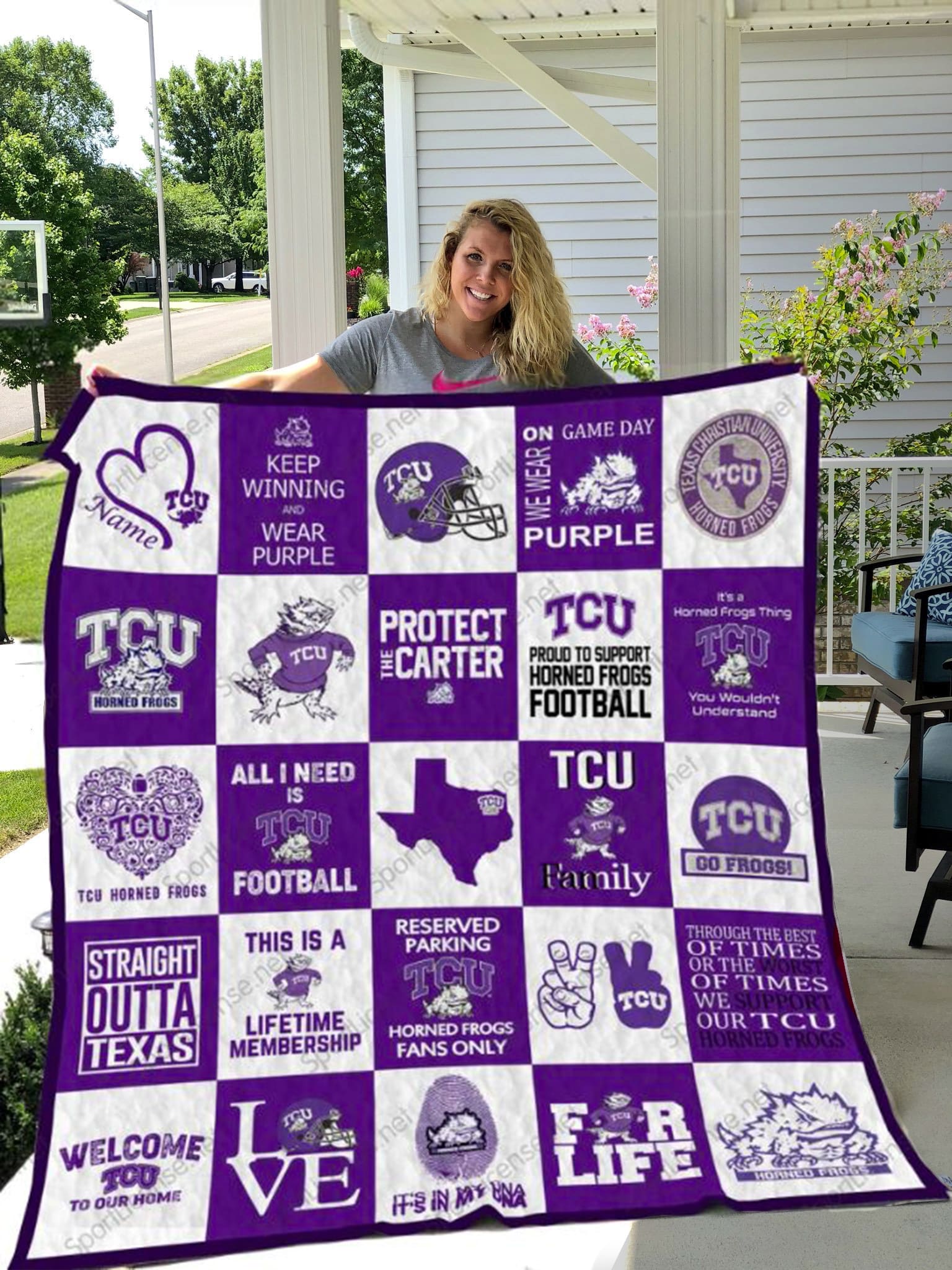 TCU Horned Frogs Blanket 1 TCU Horned Frogs Blanket