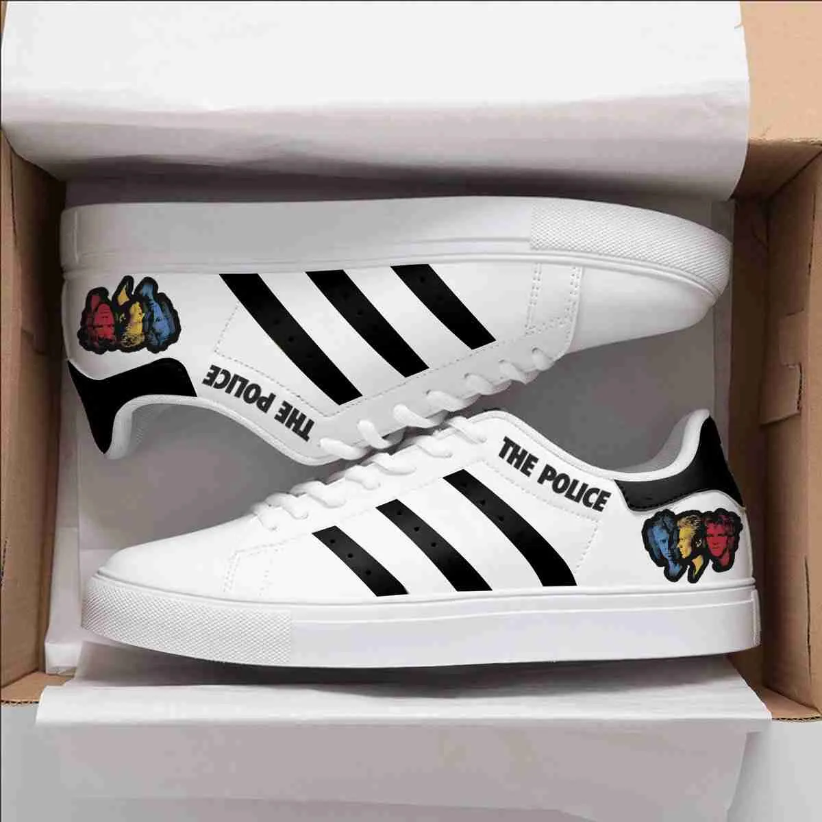 The Police 3 Stan Smith Shoes 1 The Police 3 Stan Smith Shoes