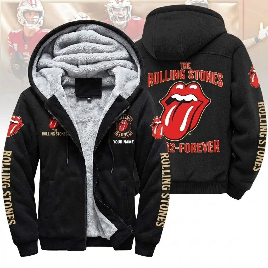 The Rolling Stones 1 Fleece Jacket 1 The Rolling Stones 1 Fleece Jacket
