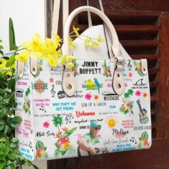 Jimmy Buffett Leather Handbag