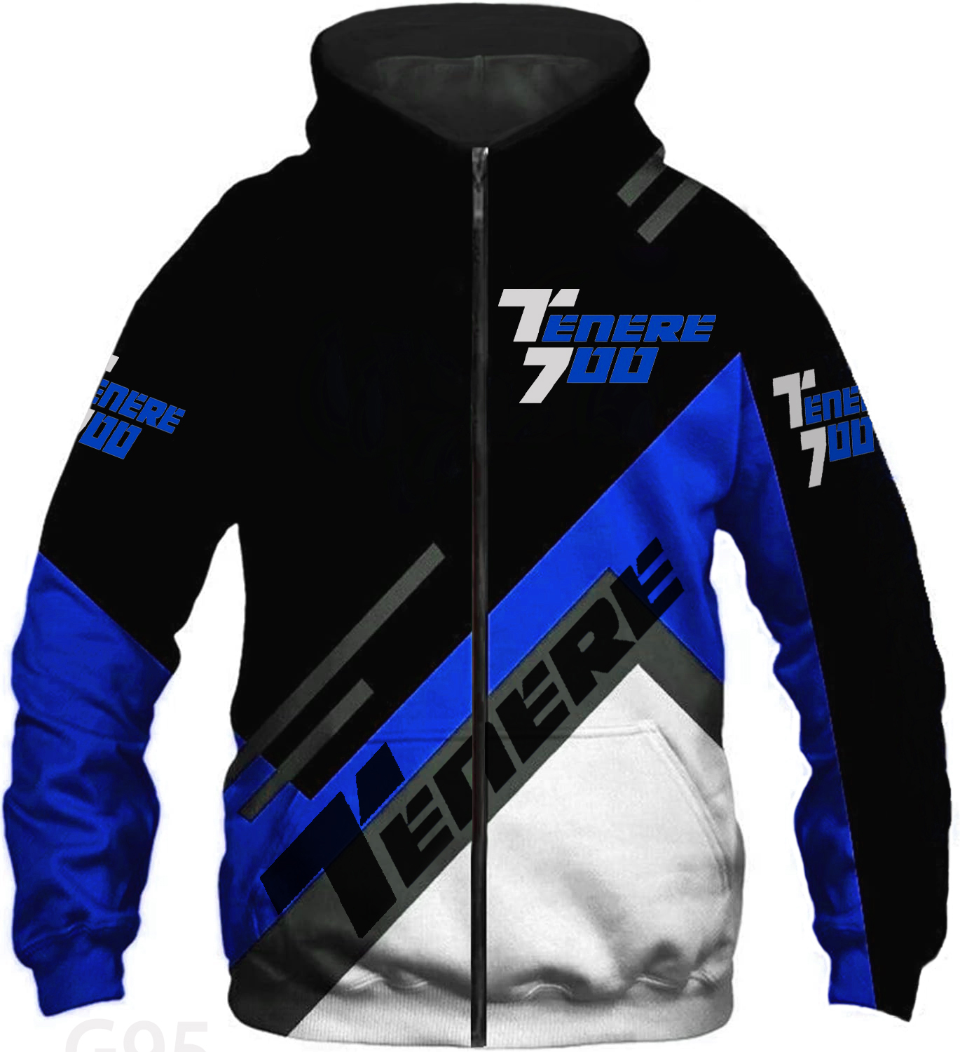 Yamaha Tenere 700 Zip Hoodie 1 Yamaha Tenere 700 Zip Hoodie